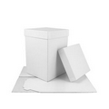 White High Wall Box (6"x6"x9") Base Only